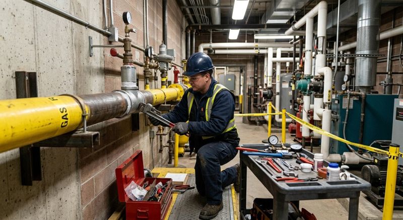 Commercial Gas Line Service in Austin, TX