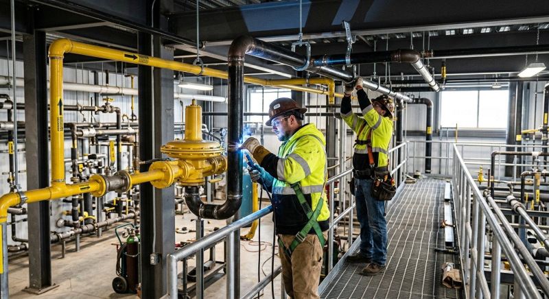 Commercial Gas Line Service in Fredericksburg, VA