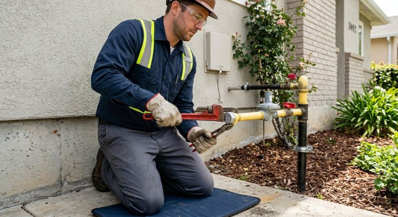 Gas Line Repair in Fredericksburg, VA