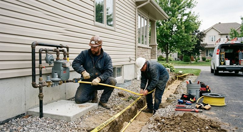 Natural Gas Line Installation in Kansas City, MO