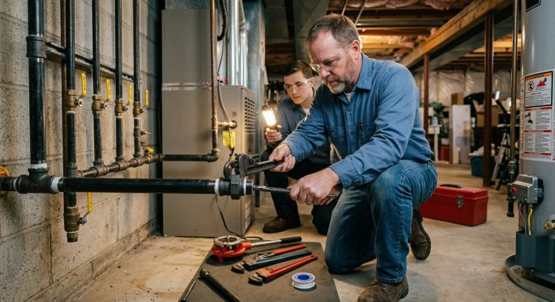Residential Gas Piping in Sacramento, CA