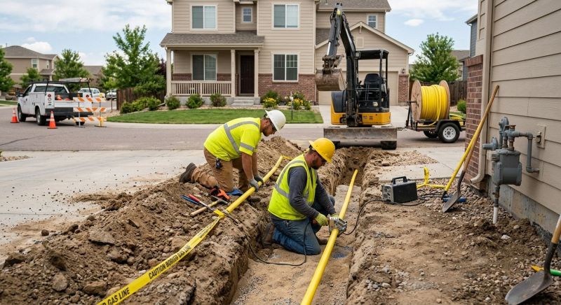 Underground Gas Line Service in Fredericksburg, VA