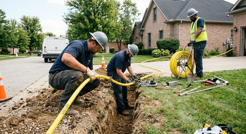 Underground Gas Line Service in Annapolis, MD