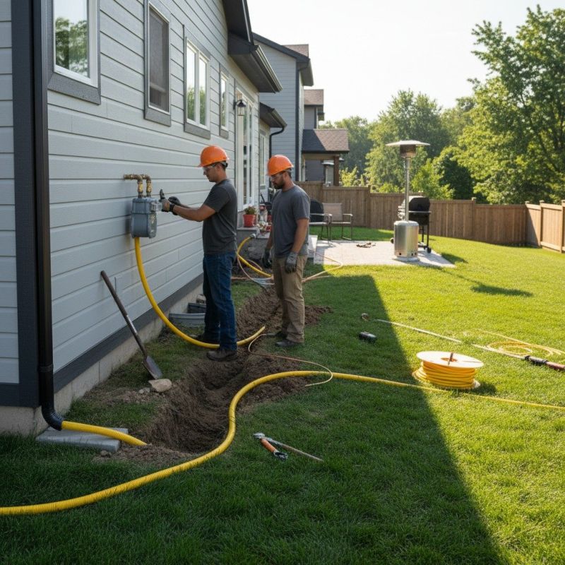 Fire Pit Gas Line Installation in Boca Raton, FL